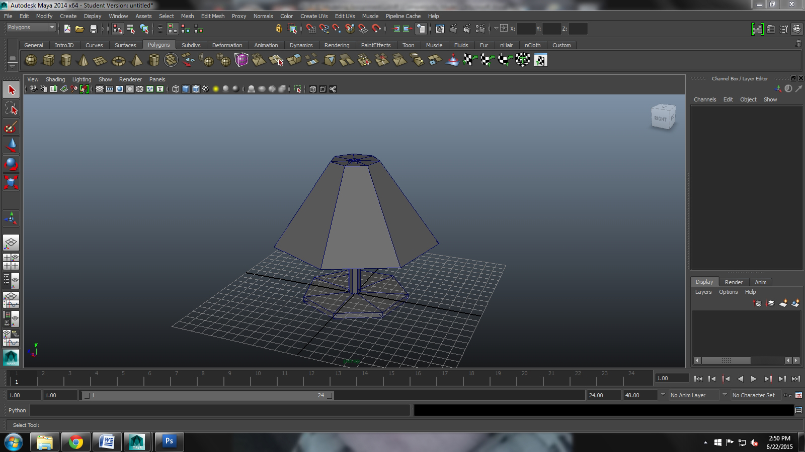 Students will use the the PDF Maya 2013 User Interface to familiarize thems...